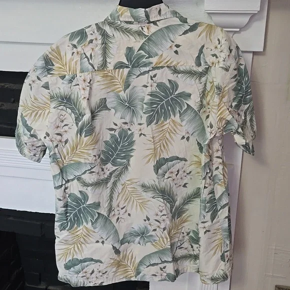 ALOHA REPUBLIC Tropical Leaf  Shirt - Picture 9 of 9